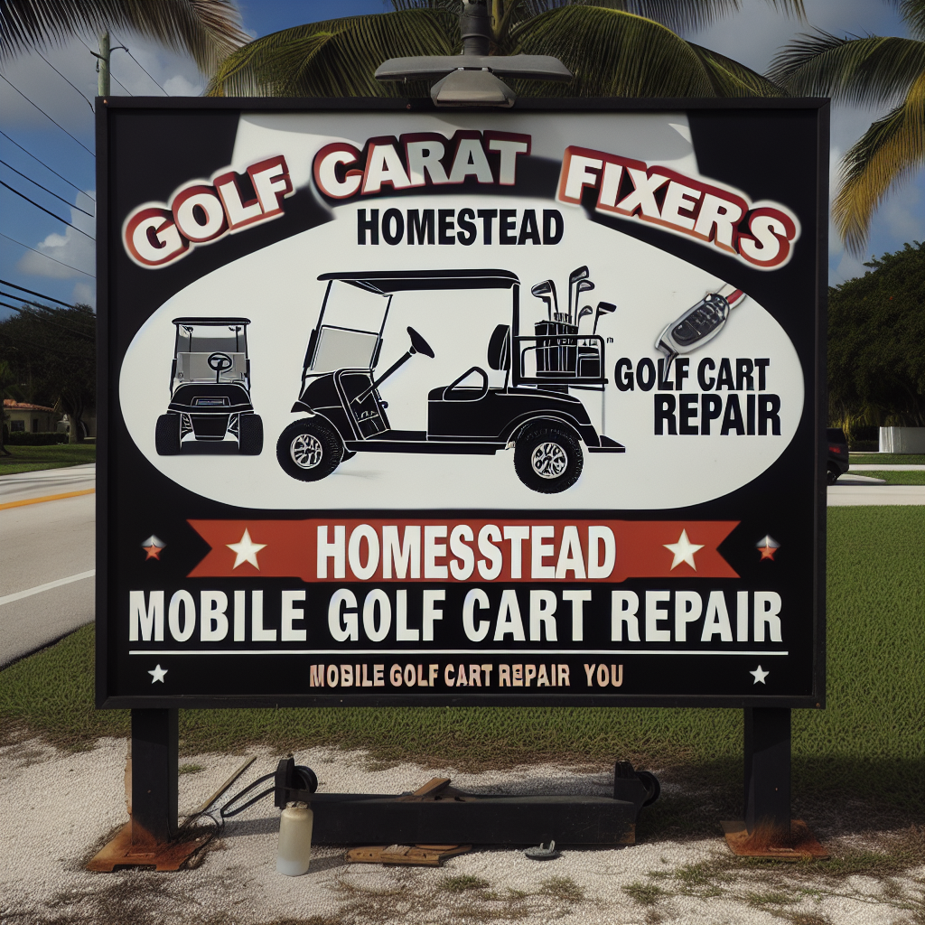 Mobile Golf Cart Repair and Service by Golf Cart Fixers in Homestead, Florida