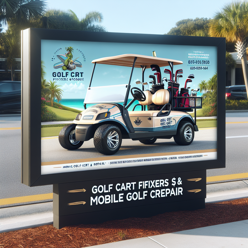 Mobile Golf Cart Repair and Service by Golf Cart Fixers in Ocean Ridge, Florida