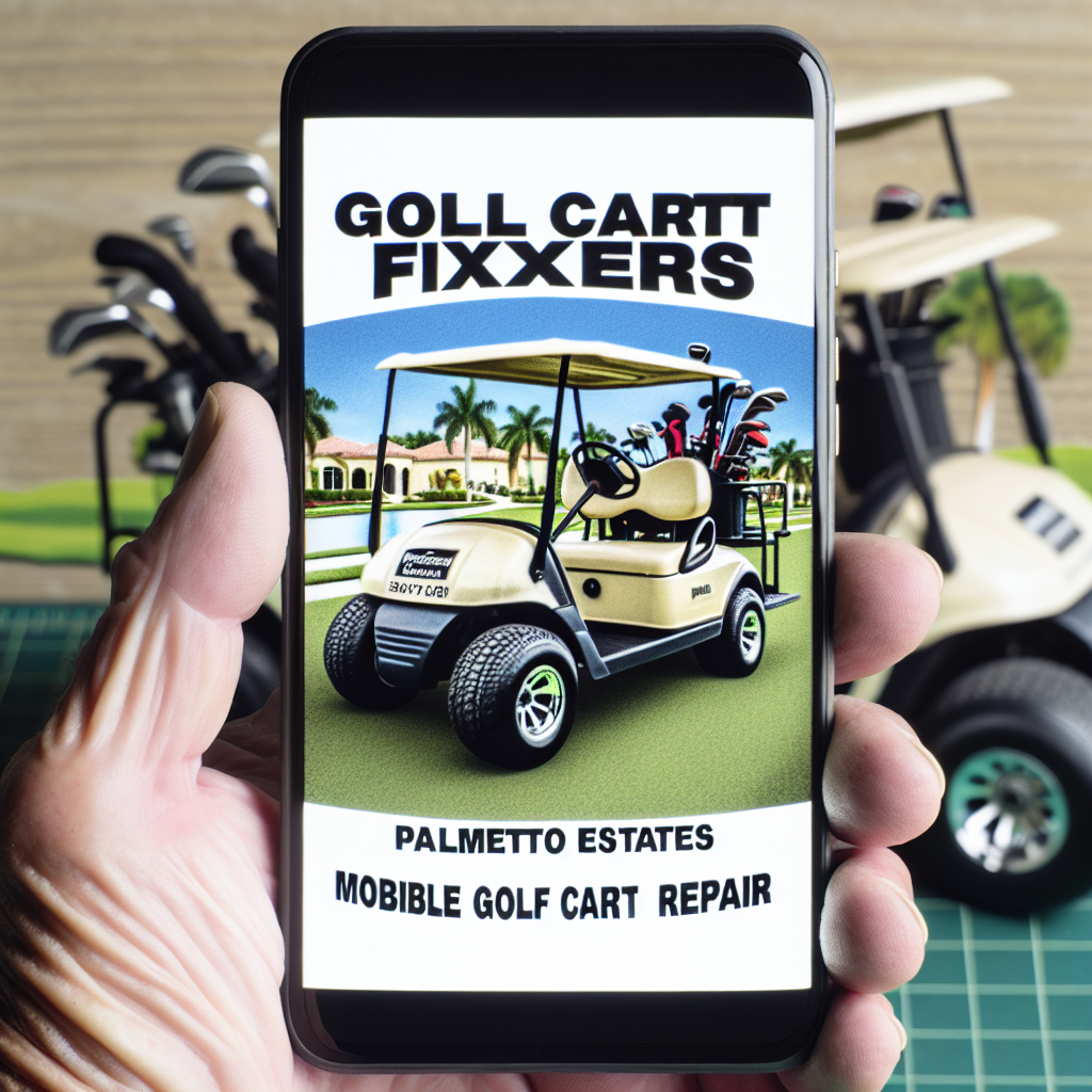 Mobile Golf Cart Repair and Service by Golf Cart Fixers in Palmetto Estates, Florida