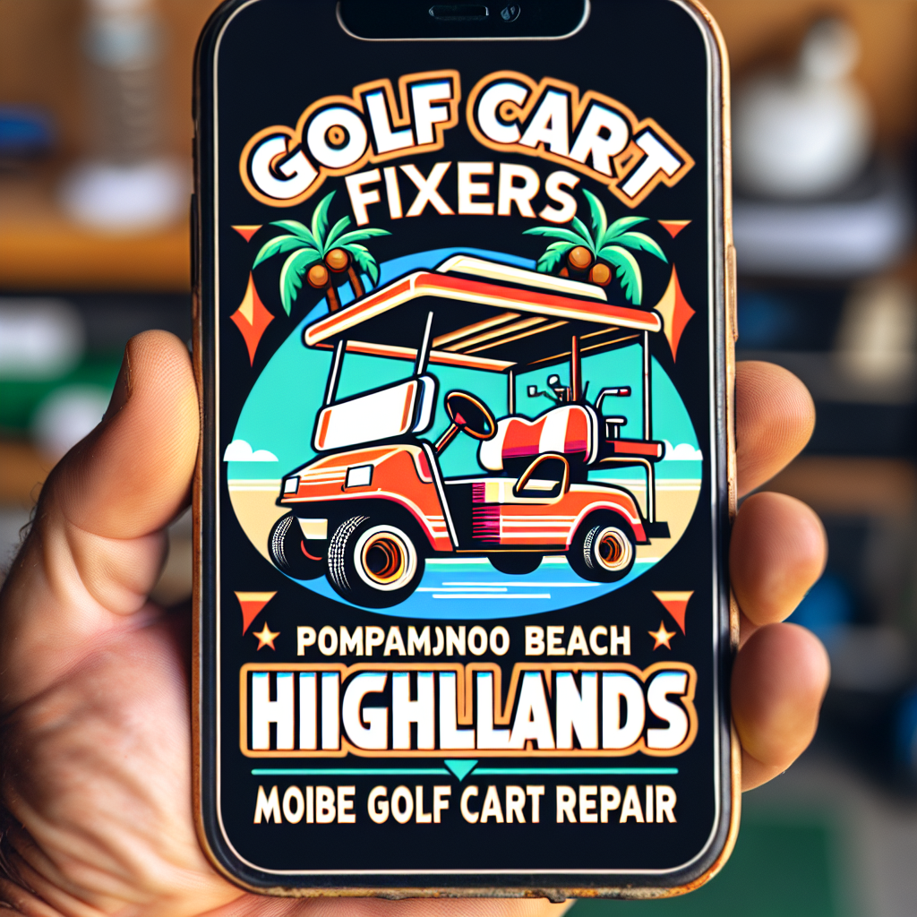 Mobile Golf Cart Repair and Service by Golf Cart Fixers in Pompano Beach Highlands, Florida
