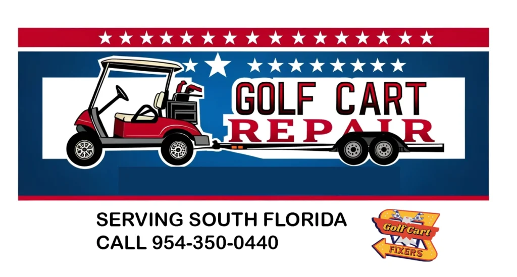 Your local mobile golf cart repair and golf cart fixers in Fort Lauderdale, just a call away.