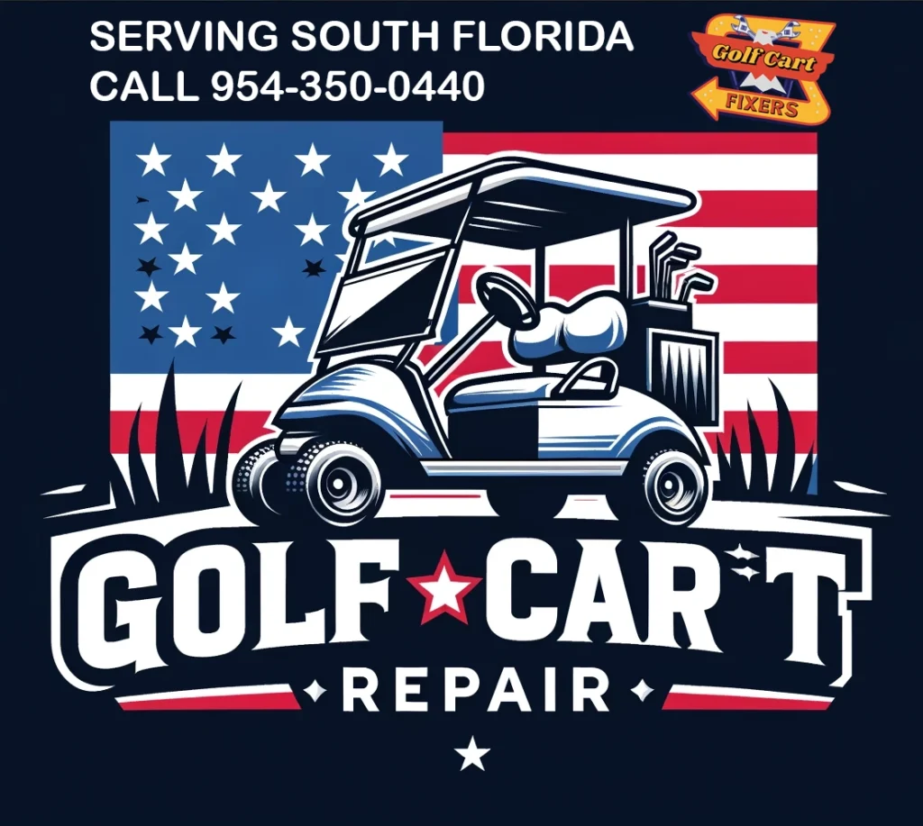 On-the-go mobile golf cart repair and golf cart fixers in South Florida, for convenient services.