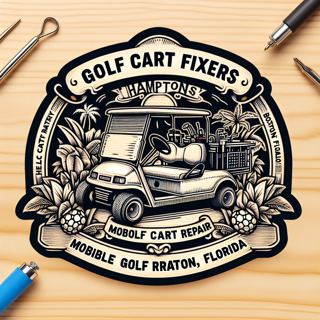 Top Rated Mobile Golf Cart Repair and golf cart battery shop in Hamptons at Boca Raton, Palm Beach County, Florida