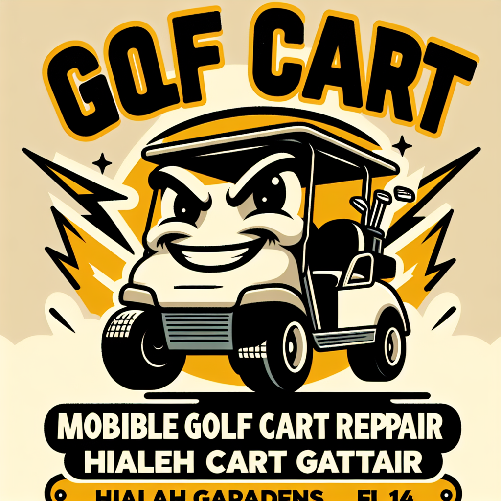Top Rated Mobile Golf Cart Repair and golf cart battery shop in Hialeah Gardens, Miami-Dade County, Florida