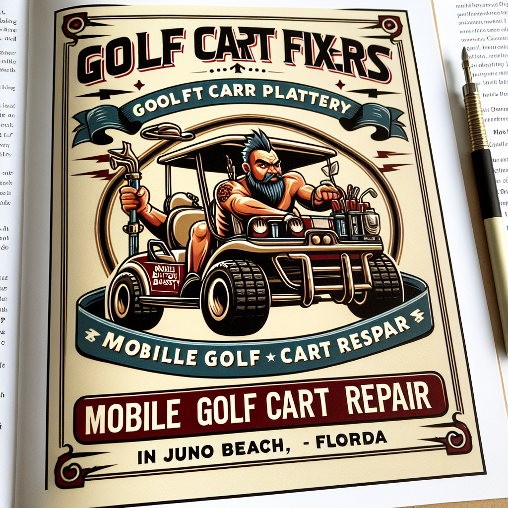 Top Rated Mobile Golf Cart Repair and golf cart battery shop in Juno Beach, Palm Beach County, Florida