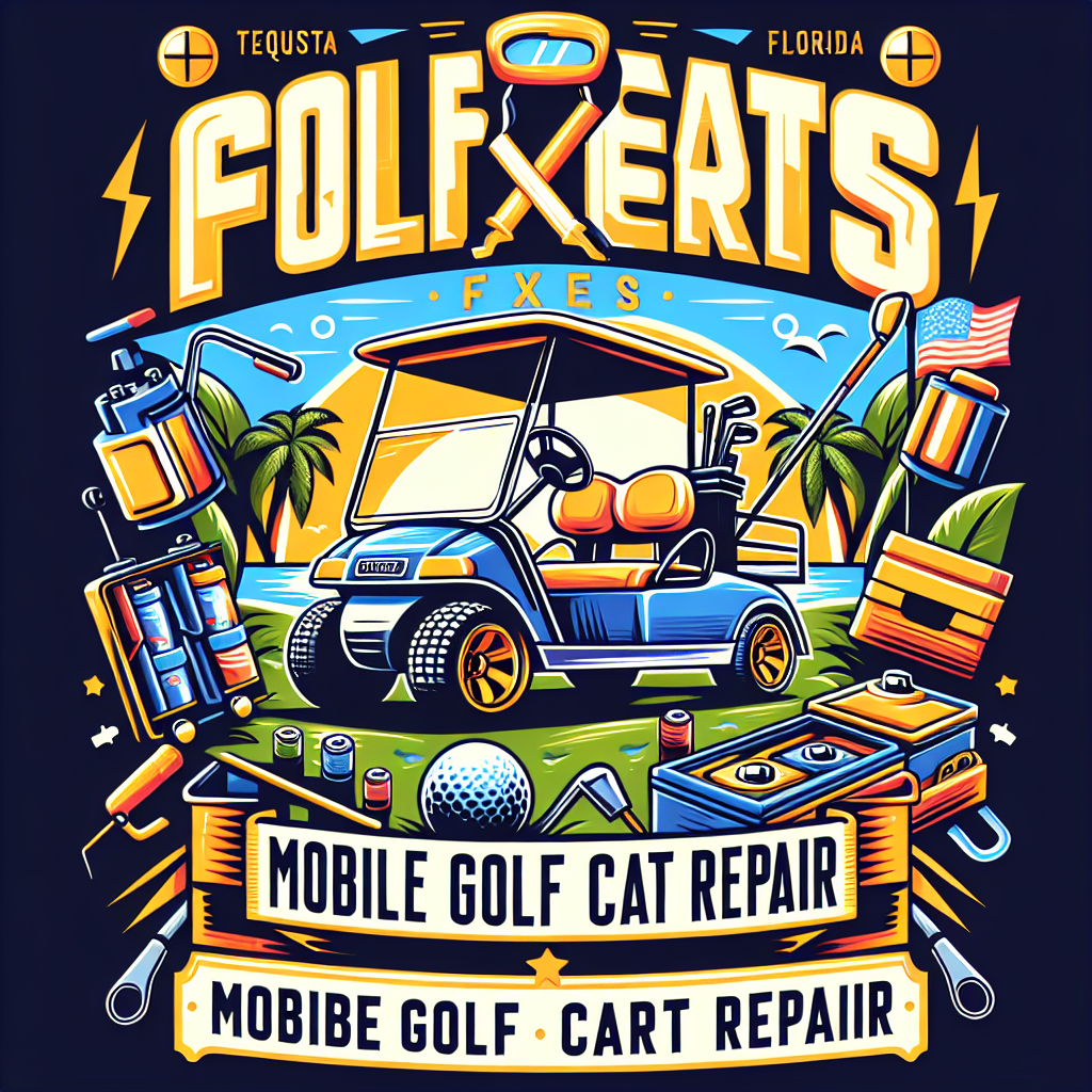 Top Rated Mobile Golf Cart Repair and golf cart battery shop in Tequesta, Palm Beach County, Florida