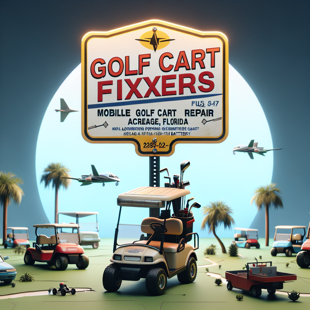 Top Rated Mobile Golf Cart Repair and golf cart battery shop in The Acreage, Palm Beach County, Florida