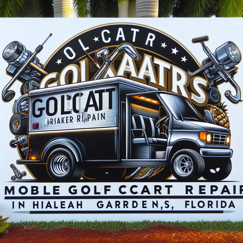 Top Rated Mobile Golf Cart Repair and golf cart brake repair shop in Hialeah Gardens, Miami-Dade County, Florida