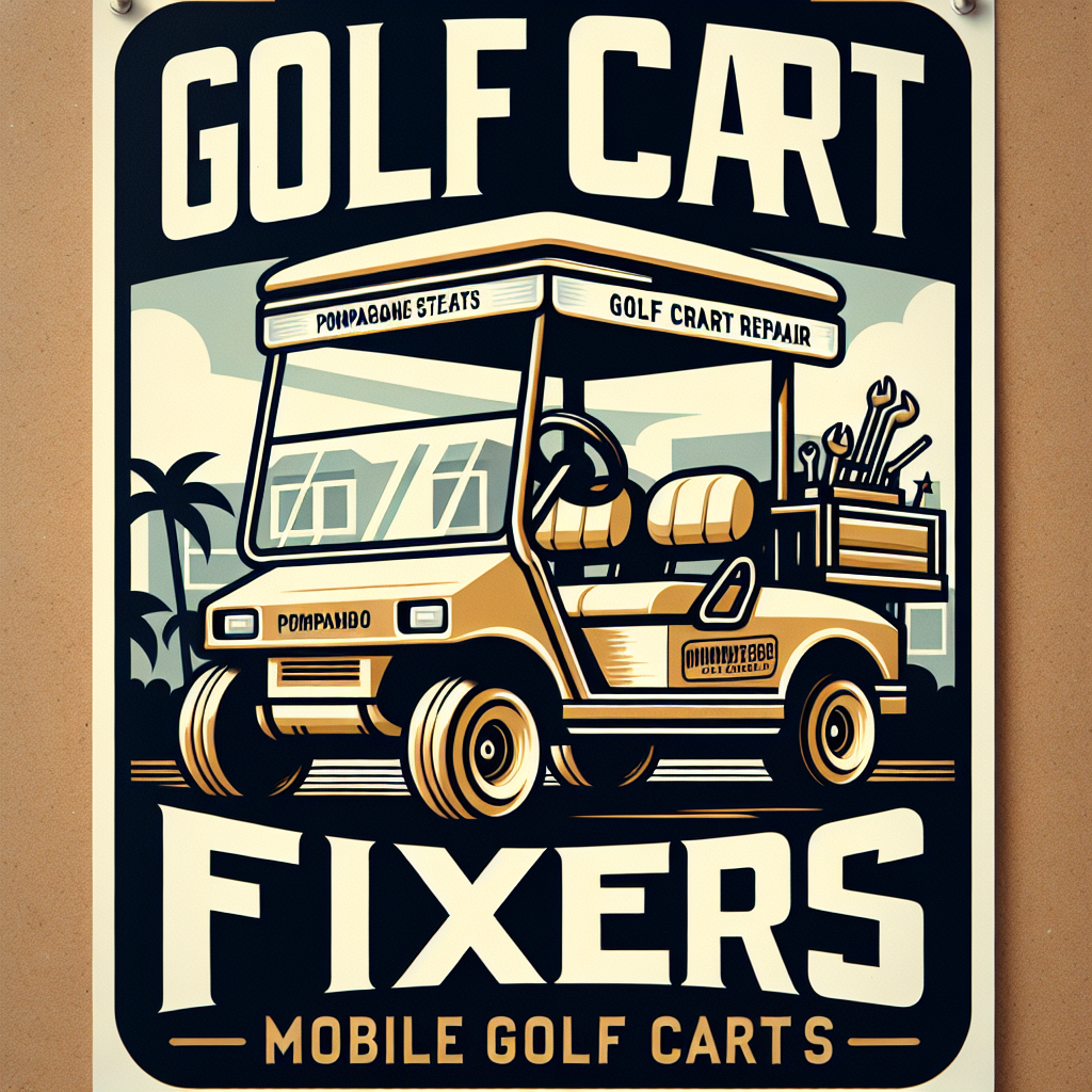 Top Rated Mobile Golf Cart Repair and golf cart brake repair shop in Pompano Estates, Broward County, Florida