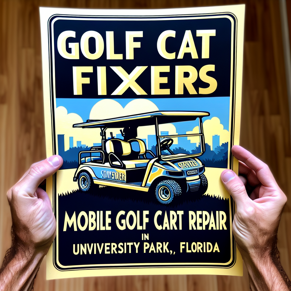 Top Rated Mobile Golf Cart Repair and golf cart brake repair shop in University Park, Palm Beach County, Florida