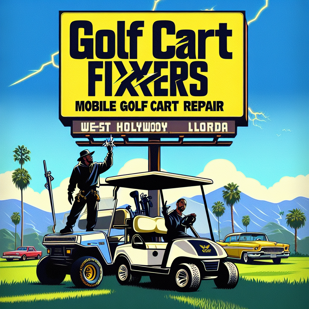 Top Rated Mobile Golf Cart Repair and golf cart brake repair shop in West Hollywood, Broward County, Florida