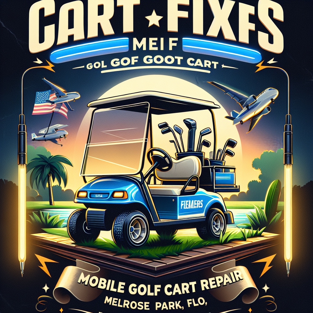 Top Rated Mobile Golf Cart Repair and golf cart charger shop in Melrose Park, Broward County, Florida