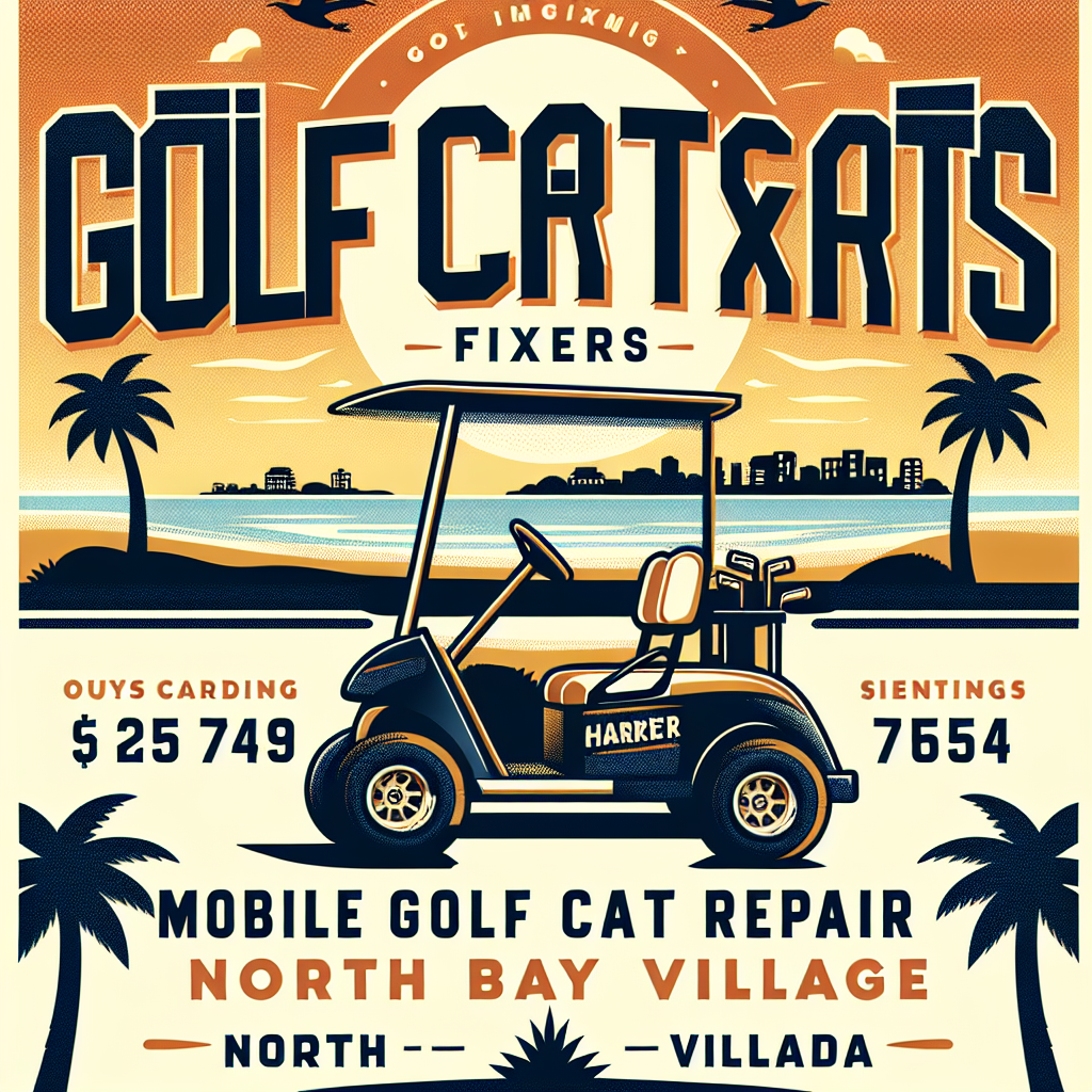 Top Rated Mobile Golf Cart Repair and golf cart charger shop in North Bay Village, Miami-Dade County, Florida