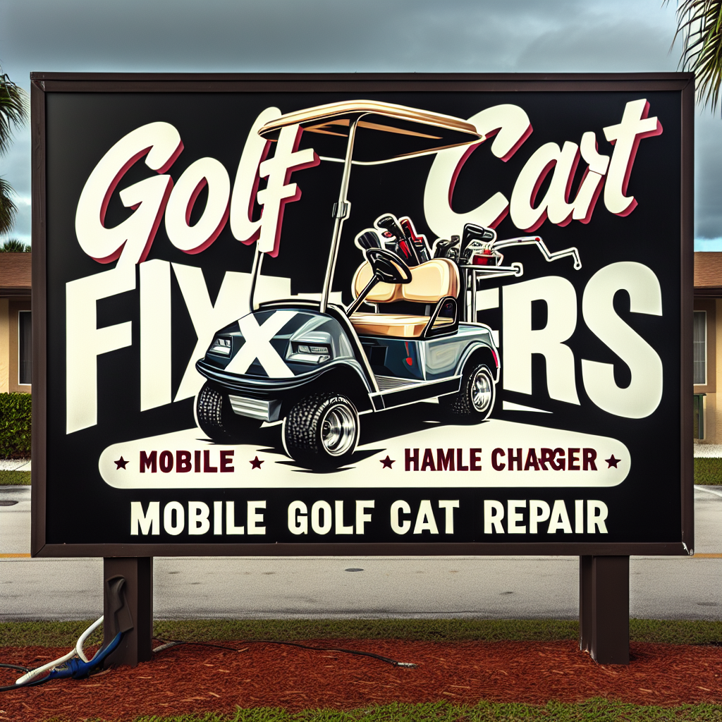 Top Rated Mobile Golf Cart Repair and golf cart charger shop in Plantation Mobile Home Park, Palm Beach County, Florida