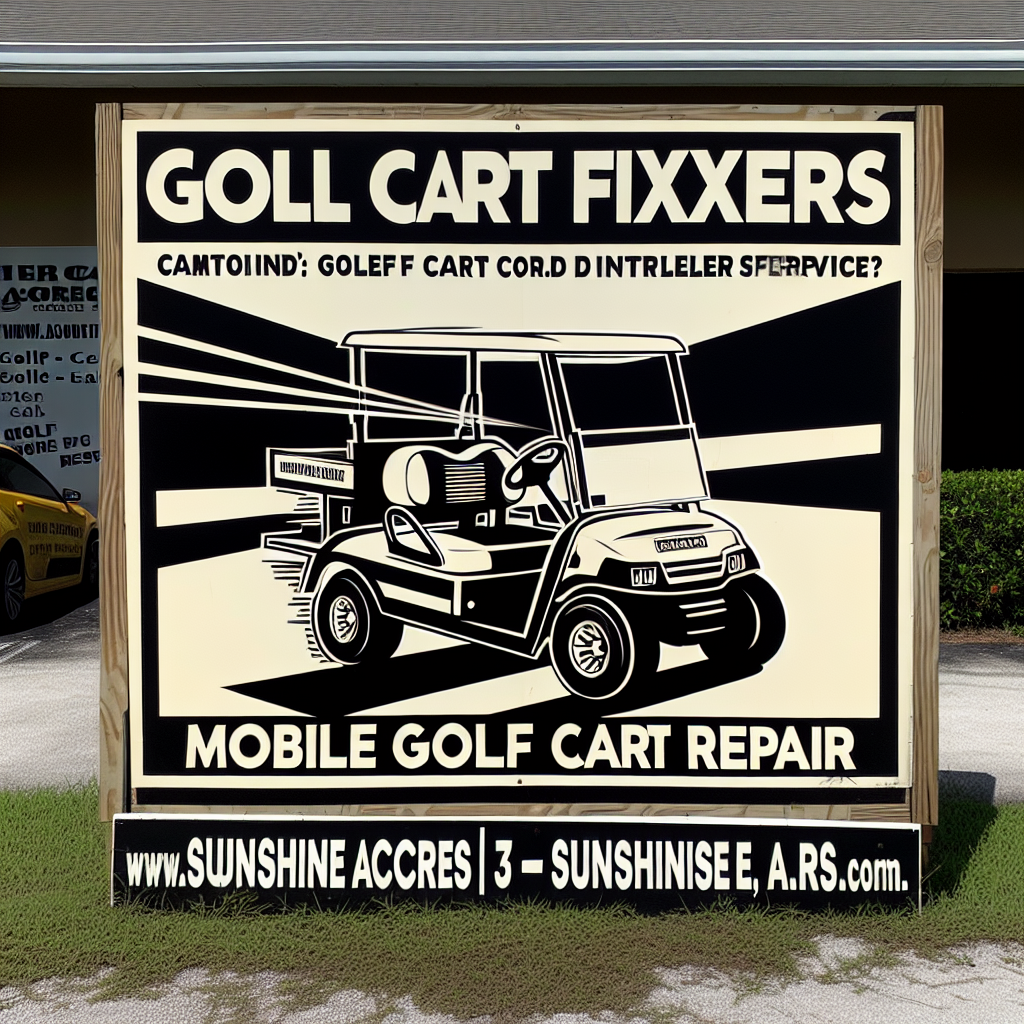 Top Rated Mobile Golf Cart Repair and golf cart controller shop in Sunshine Acres, Broward County, Florida