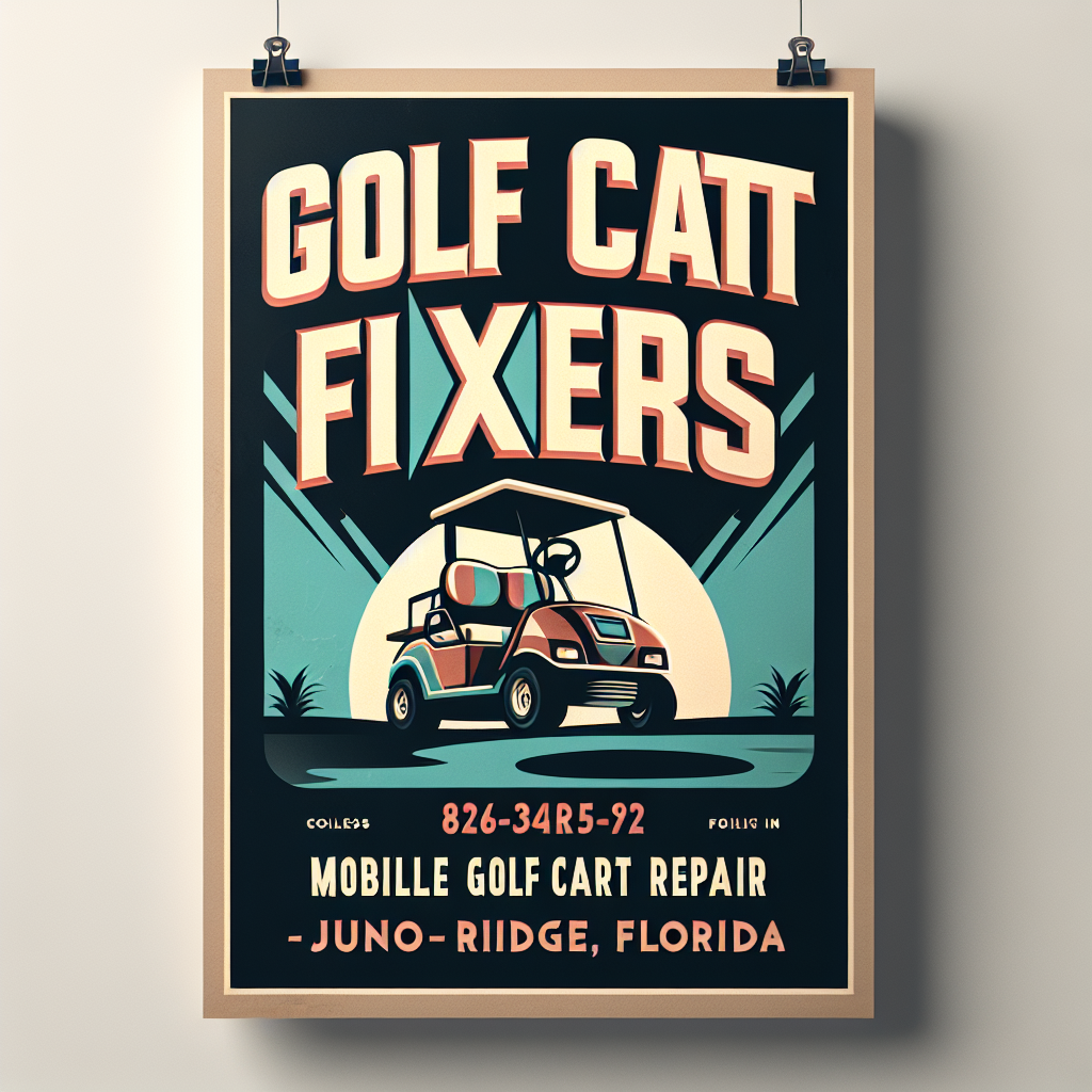 Top Rated Mobile Golf Cart Repair and golf cart mobile repair shop in Juno Ridge, Palm Beach County, Florida