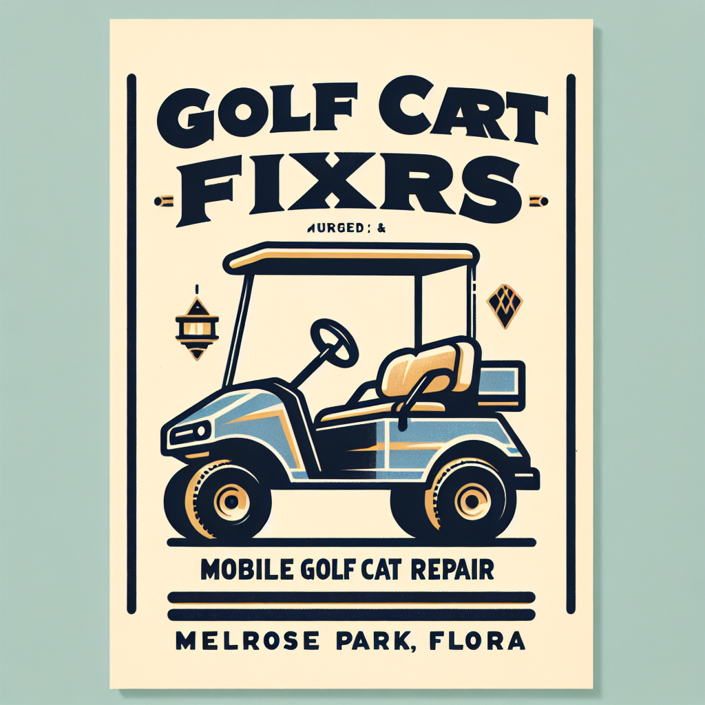 Top Rated Mobile Golf Cart Repair and golf cart mobile repair shop in Melrose Park, Broward County, Florida