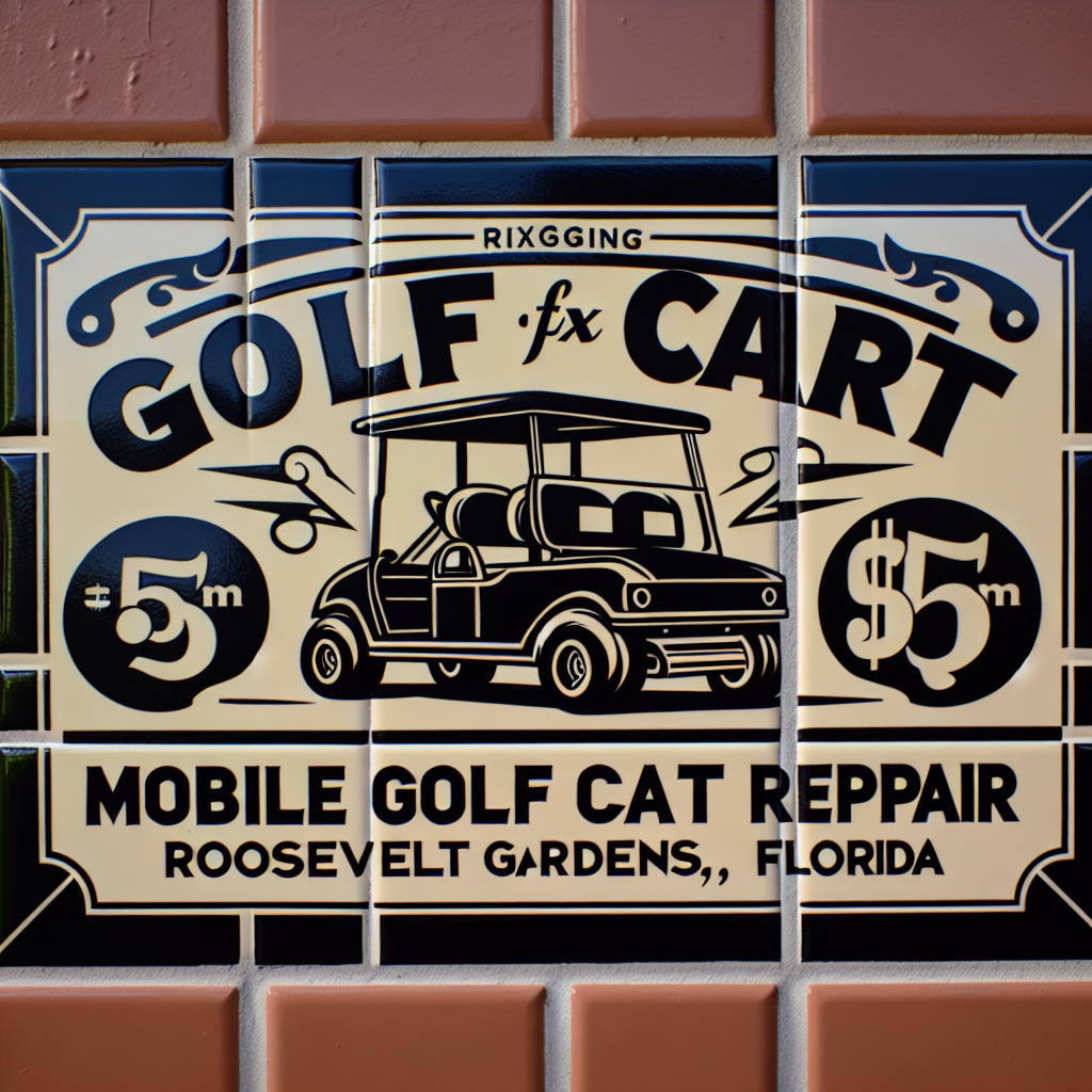 Top Rated Mobile Golf Cart Repair and golf cart mobile repair shop in Roosevelt Gardens, Broward County, Florida