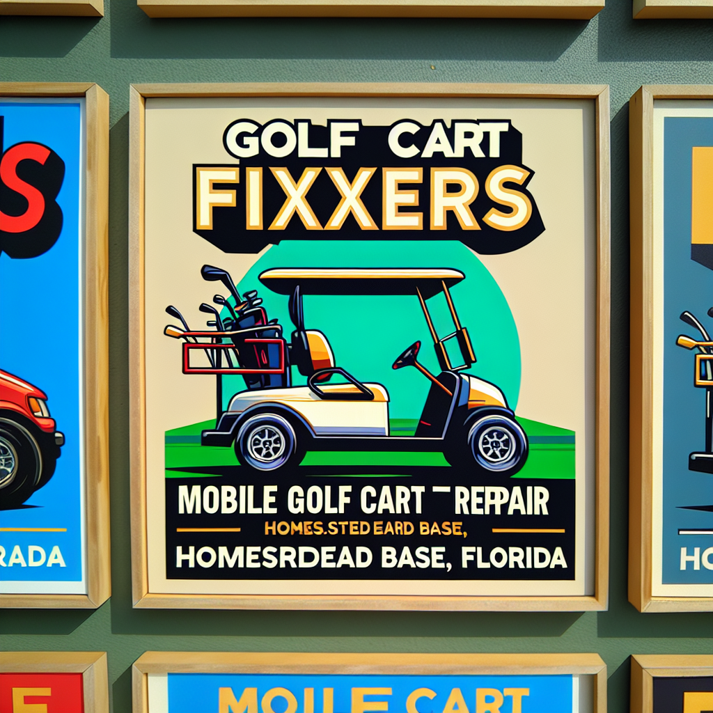 Top Rated Mobile Golf Cart Repair and golf cart motors shop in Homestead Base, Miami-Dade County, Florida