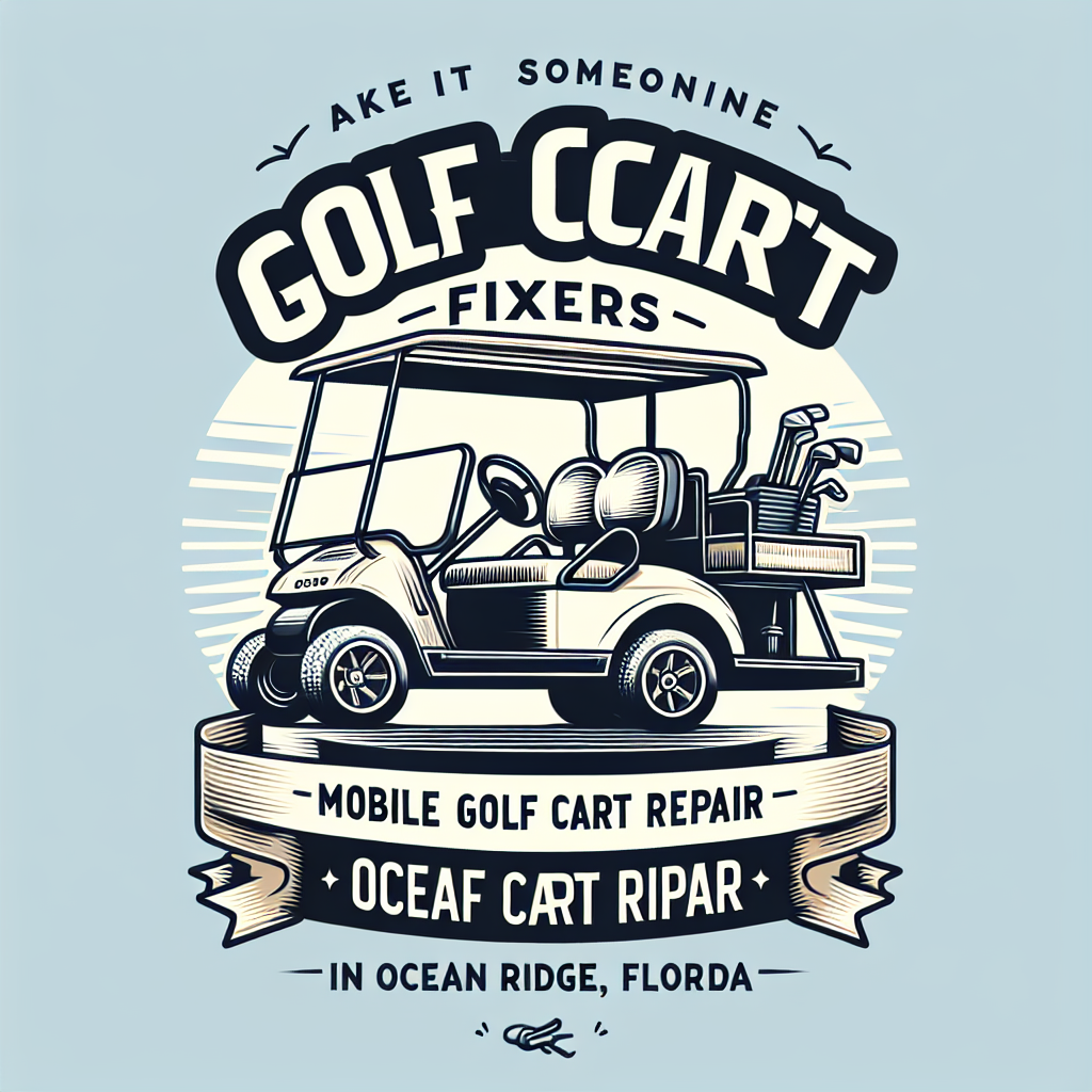 Top Rated Mobile Golf Cart Repair and golf cart motors shop in Ocean Ridge, Palm Beach County, Florida