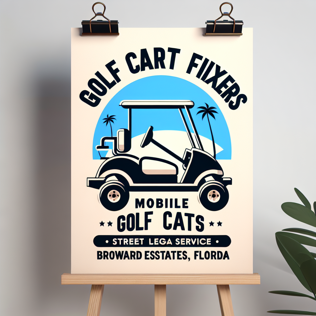 Top Rated Mobile Golf Cart Repair and golf cart street legal service shop in Broward Estates, Broward County, Florida