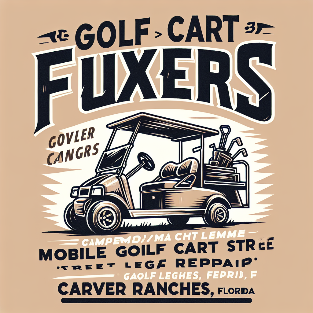 Top Rated Mobile Golf Cart Repair and golf cart street legal service shop in Carver Ranches, Broward County, Florida