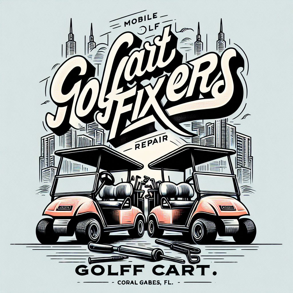 Top Rated Mobile Golf Cart Repair and golf cart street legal service shop in Coral Gables, Miami-Dade County, Florida