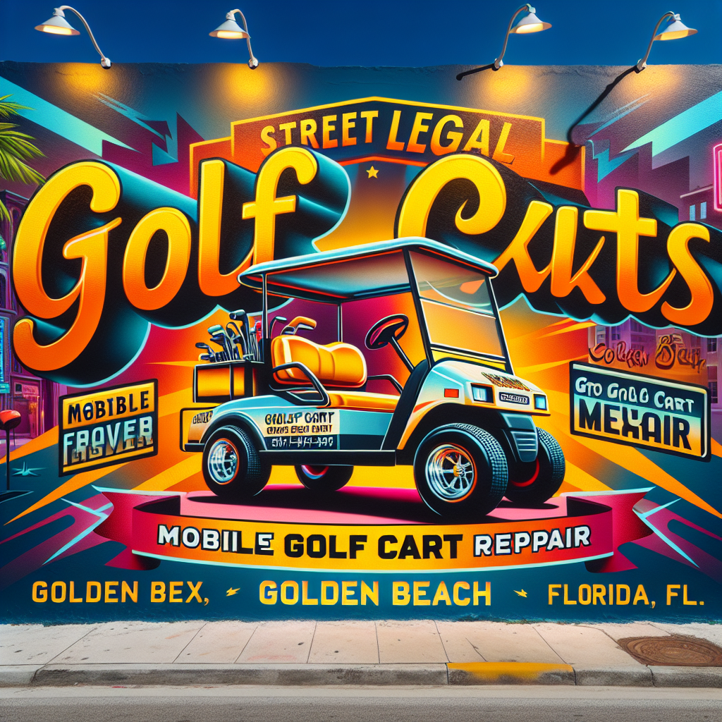 Top Rated Mobile Golf Cart Repair and golf cart street legal service shop in Golden Beach, Miami-Dade County, Florida