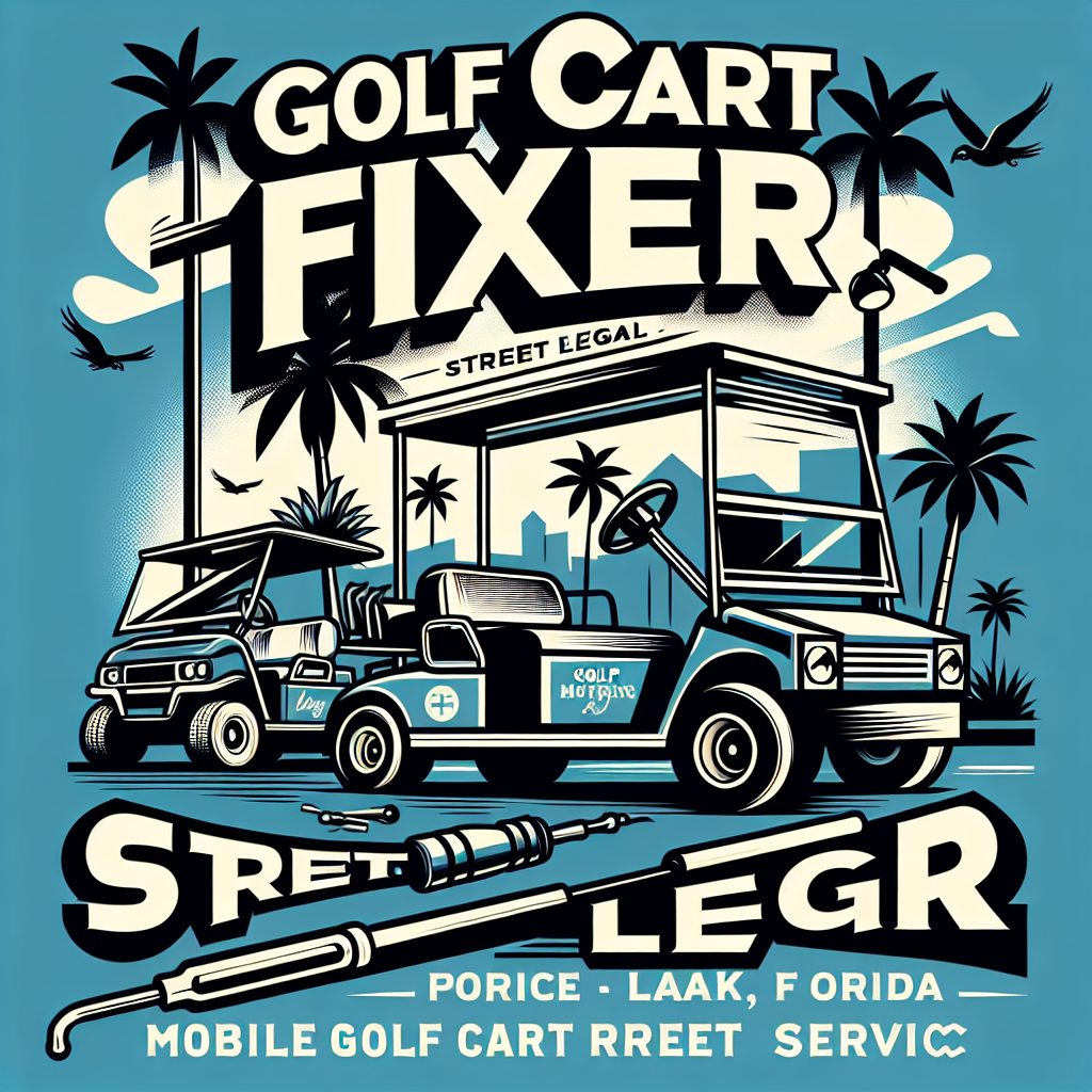 Top Rated Mobile Golf Cart Repair and golf cart street legal service shop in Lake Park, Palm Beach County, Florida