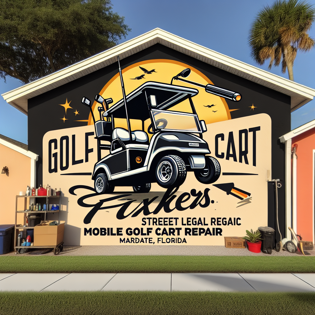 Top Rated Mobile Golf Cart Repair and golf cart street legal service shop in Margate, Broward County, Florida