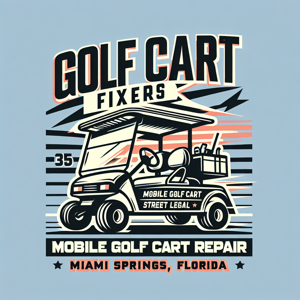 Top Rated Mobile Golf Cart Repair and golf cart street legal service shop in Miami Springs, Miami-Dade County, Florida