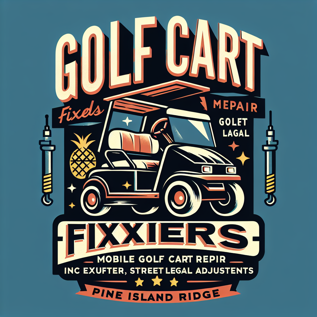 Top Rated Mobile Golf Cart Repair and golf cart street legal service shop in Pine Island Ridge, Broward County, Florida