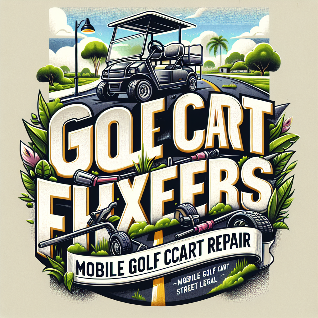 Top Rated Mobile Golf Cart Repair and golf cart street legal service shop in Pompano Estates, Broward County, Florida