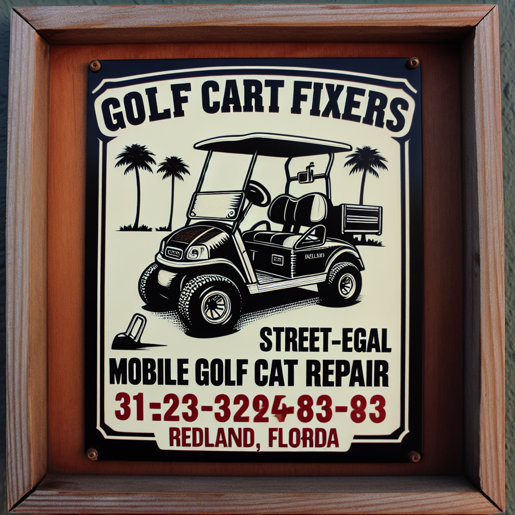 Top Rated Mobile Golf Cart Repair and golf cart street legal service shop in Redland, Miami-Dade County, Florida