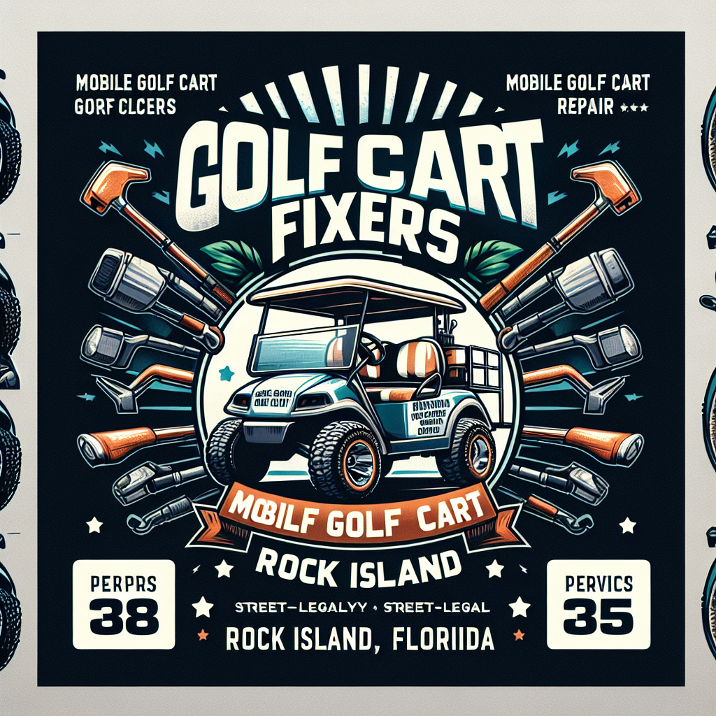 Top Rated Mobile Golf Cart Repair and golf cart street legal service shop in Rock Island, Broward County, Florida