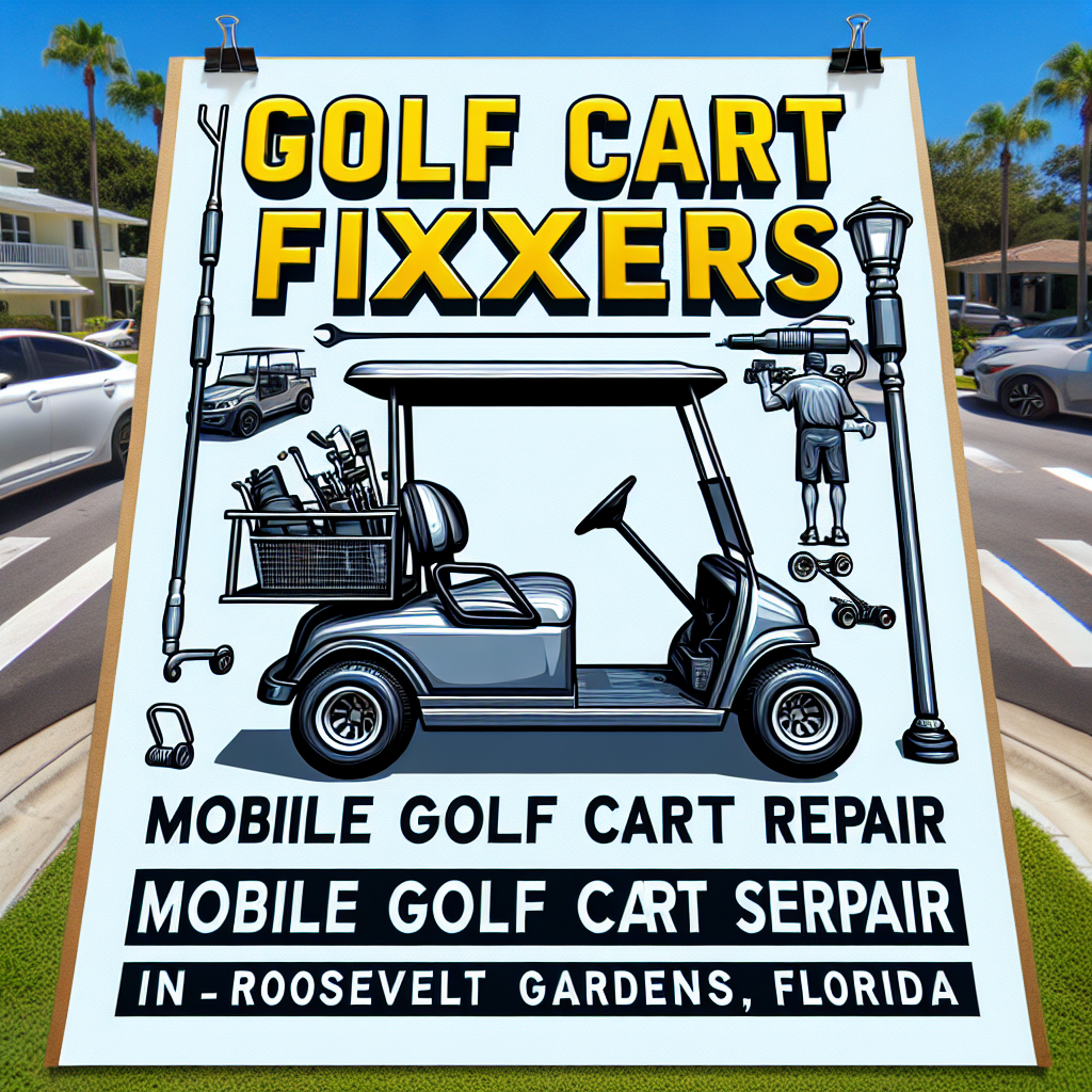 Top Rated Mobile Golf Cart Repair and golf cart street legal service shop in Roosevelt Gardens, Broward County, Florida