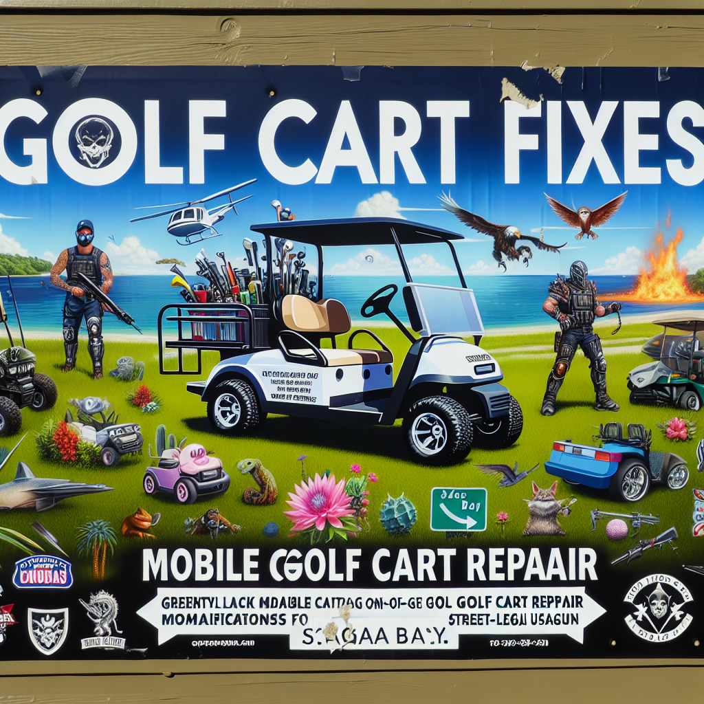 Top Rated Mobile Golf Cart Repair and golf cart street legal service shop in Saga Bay, Miami-Dade County, Florida