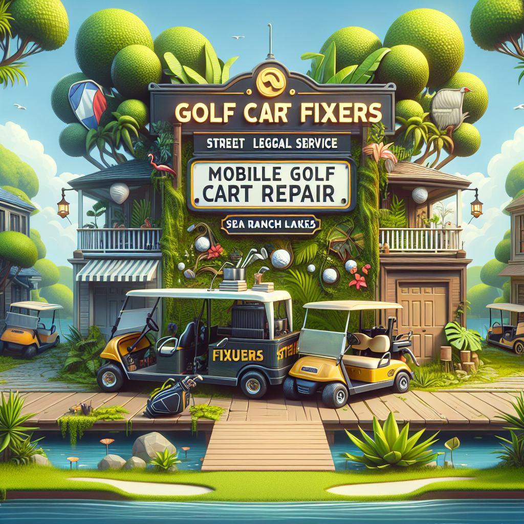 Top Rated Mobile Golf Cart Repair and golf cart street legal service shop in Sea Ranch Lakes, Broward County, Florida