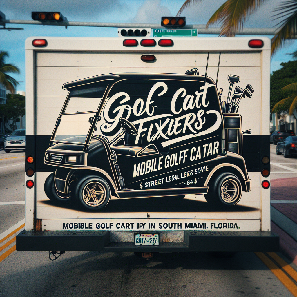 Top Rated Mobile Golf Cart Repair and golf cart street legal service shop in South Miami, Miami-Dade County, Florida