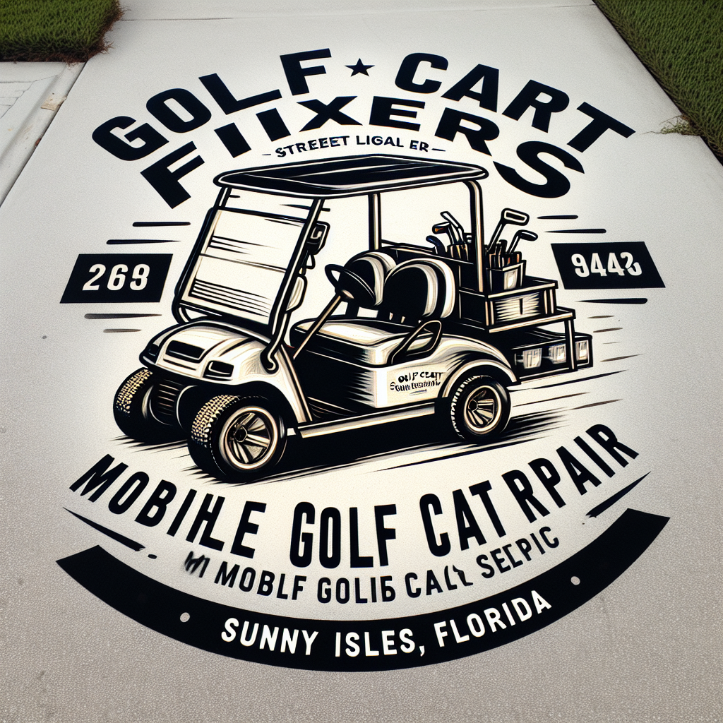 Top Rated Mobile Golf Cart Repair and golf cart street legal service shop in Sunny Isles, Miami-Dade County, Florida