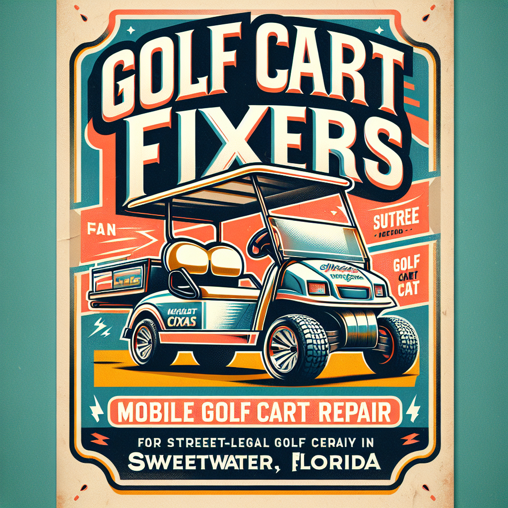 Top Rated Mobile Golf Cart Repair and golf cart street legal service shop in Sweetwater, Miami-Dade County, Florida