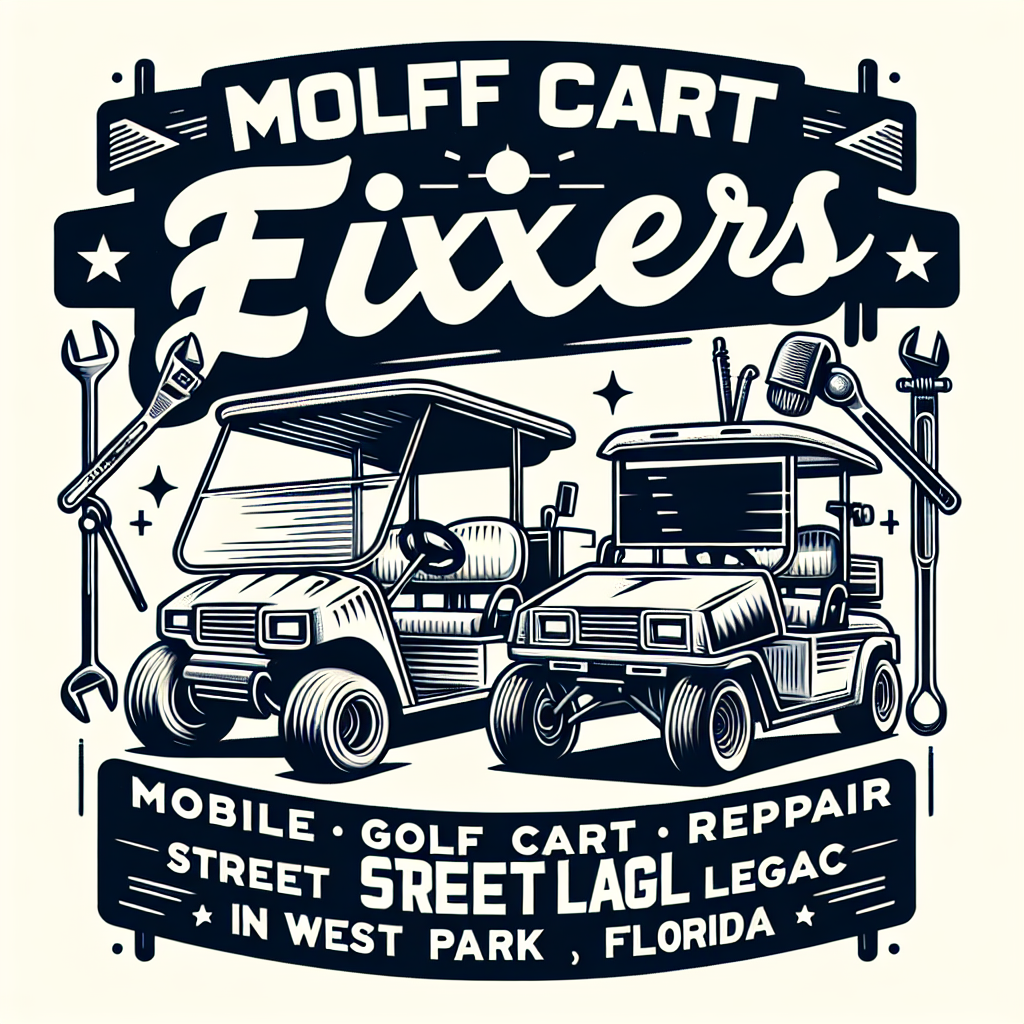 Top Rated Mobile Golf Cart Repair and golf cart street legal service shop in West Park, Broward County, Florida