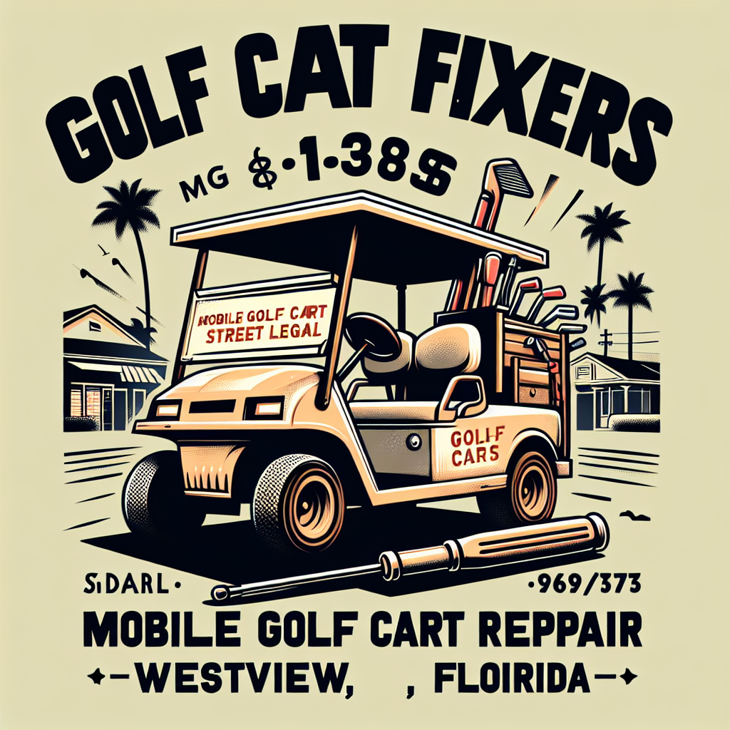 Top Rated Mobile Golf Cart Repair and golf cart street legal service shop in Westview, Miami-Dade County, Florida