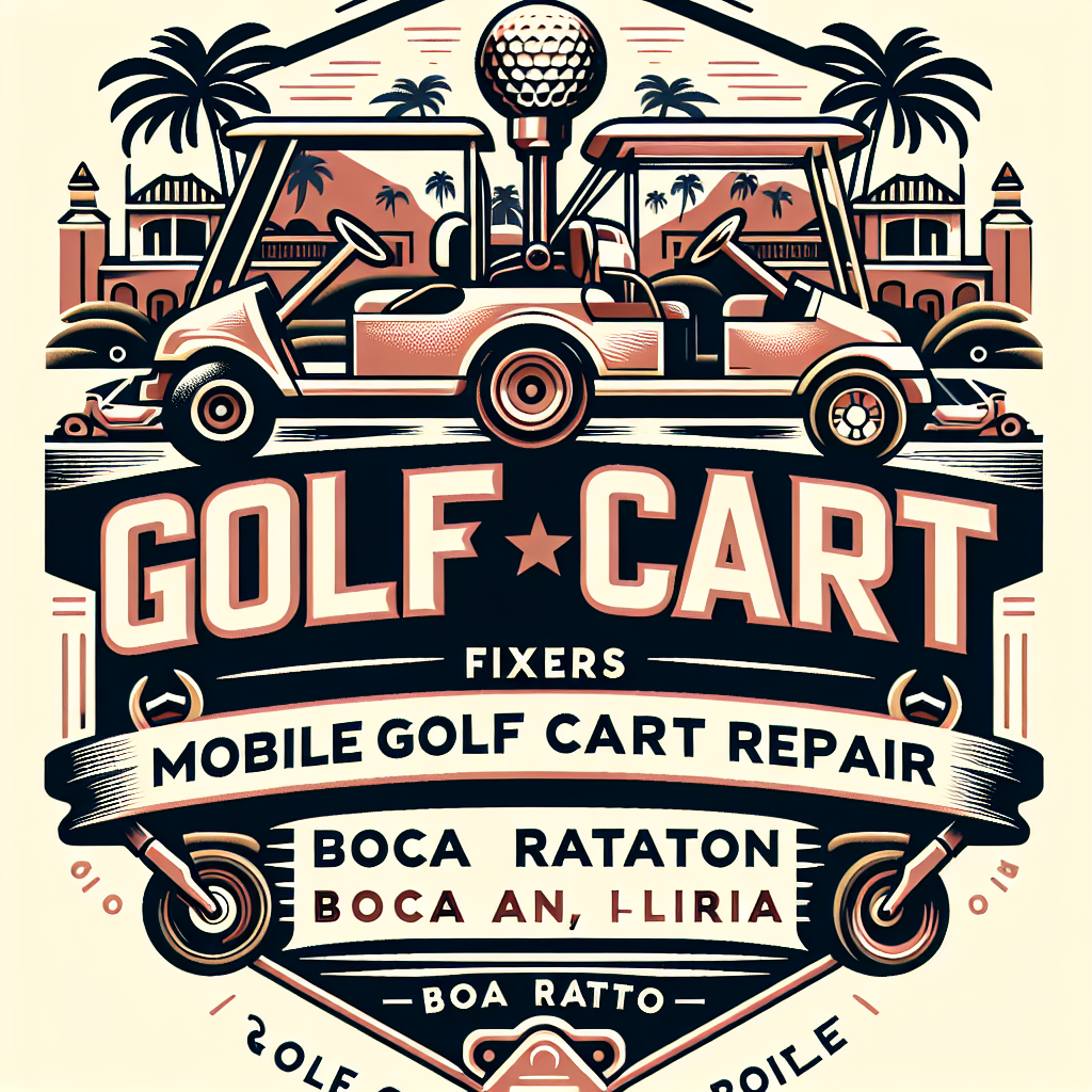 Top Rated Mobile Golf Cart Repair and golf cart tires shop in Boca Raton, Palm Beach County, Florida