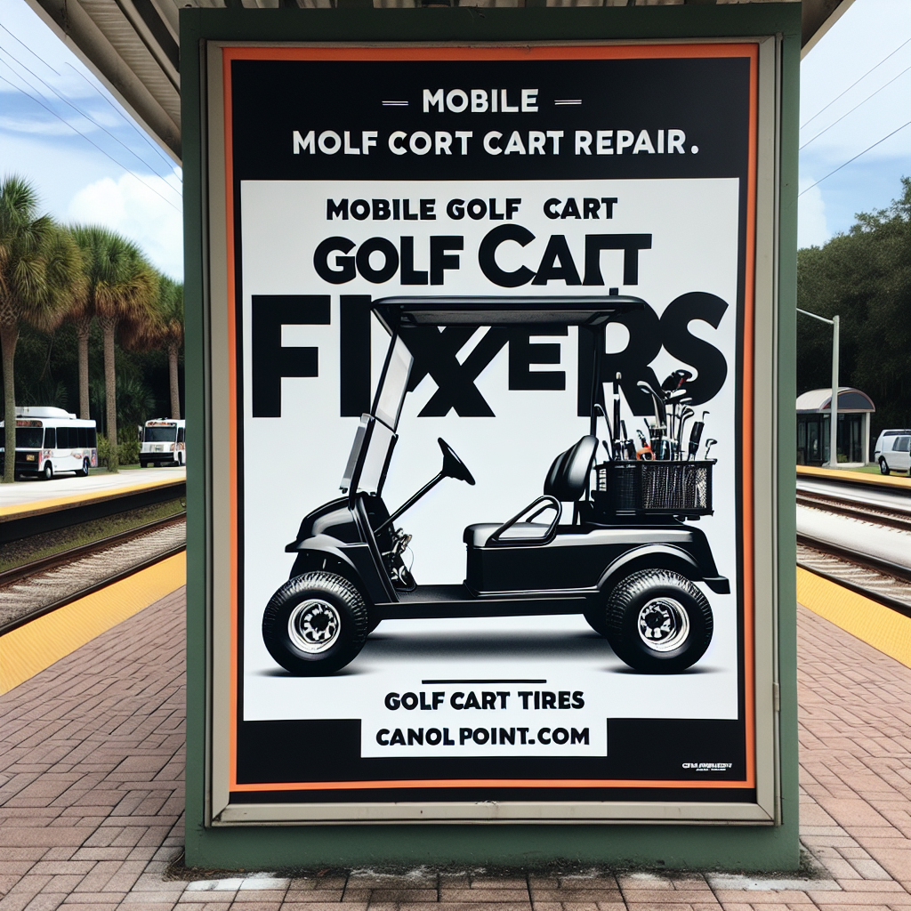 Top Rated Mobile Golf Cart Repair and golf cart tires shop in Canal Point, Palm Beach County, Florida