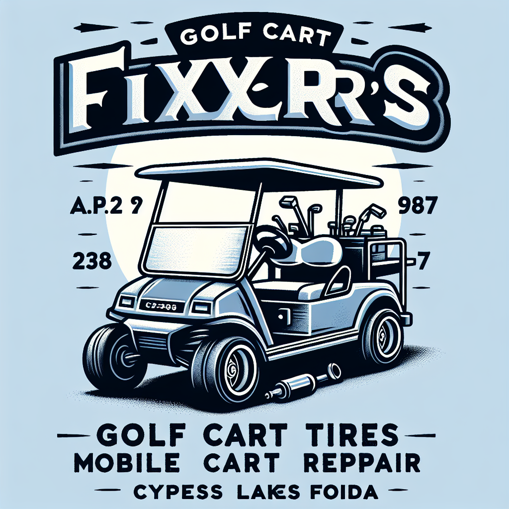 Top Rated Mobile Golf Cart Repair and golf cart tires shop in Cypress Lakes, Palm Beach County, Florida