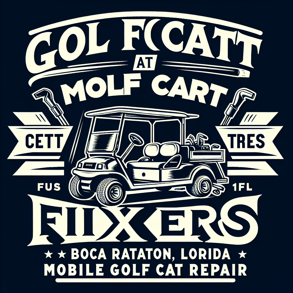 Top Rated Mobile Golf Cart Repair and golf cart tires shop in Hamptons at Boca Raton, Palm Beach County, Florida