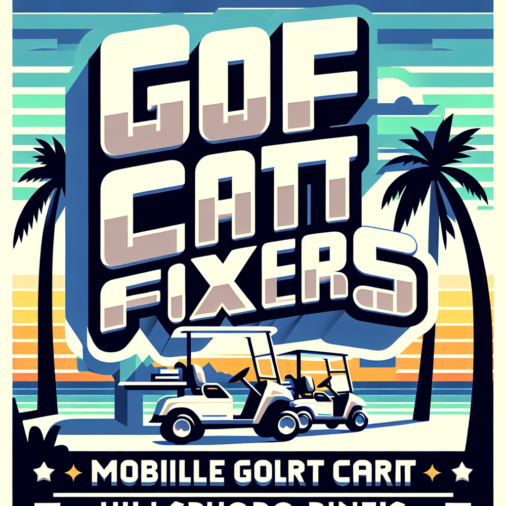 Top Rated Mobile Golf Cart Repair and golf cart tires shop in Hillsboro Pines, Broward County, Florida