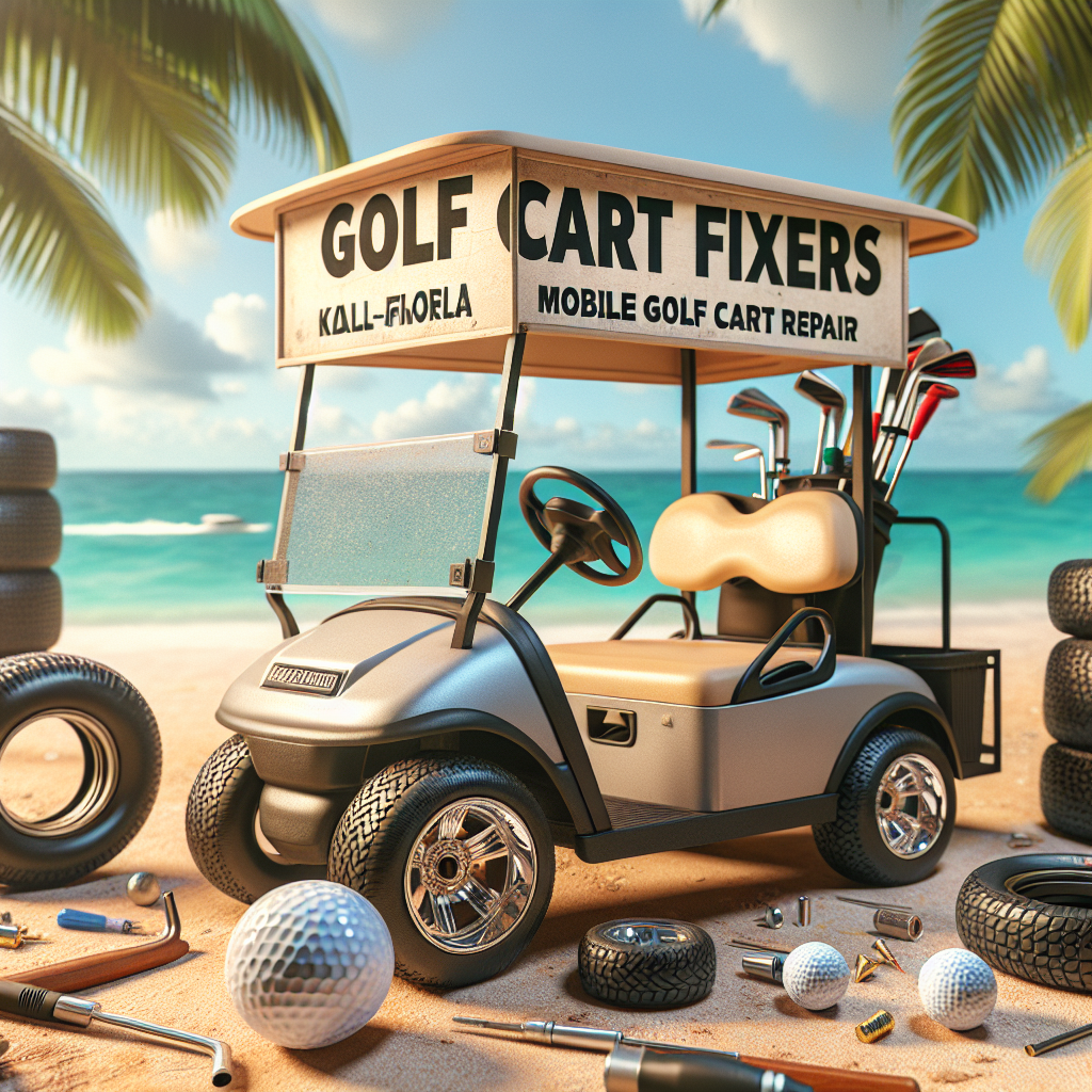 Top Rated Mobile Golf Cart Repair and golf cart tires shop in Kendall, Miami-Dade County, Florida