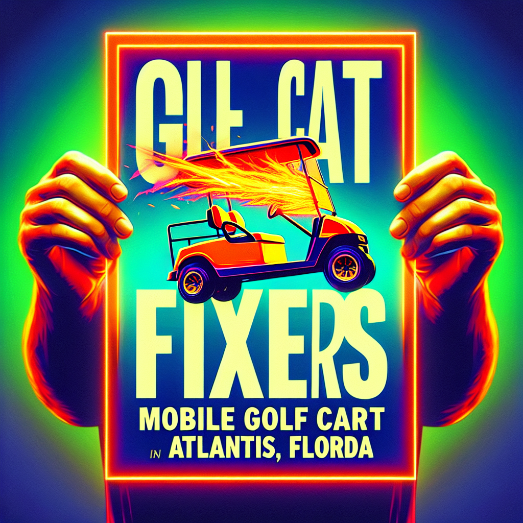 Top Rated Mobile Golf Cart Repair and golf cart tune-up shop in Atlantis, Palm Beach County, Florida